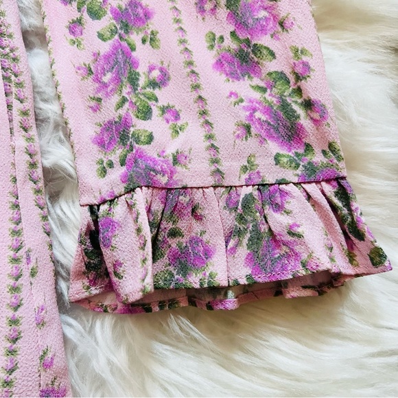 New! LOVESHACKFANCY Moonstone Mini Blazer Dress in Blushing Pink - Picture 16 of 16